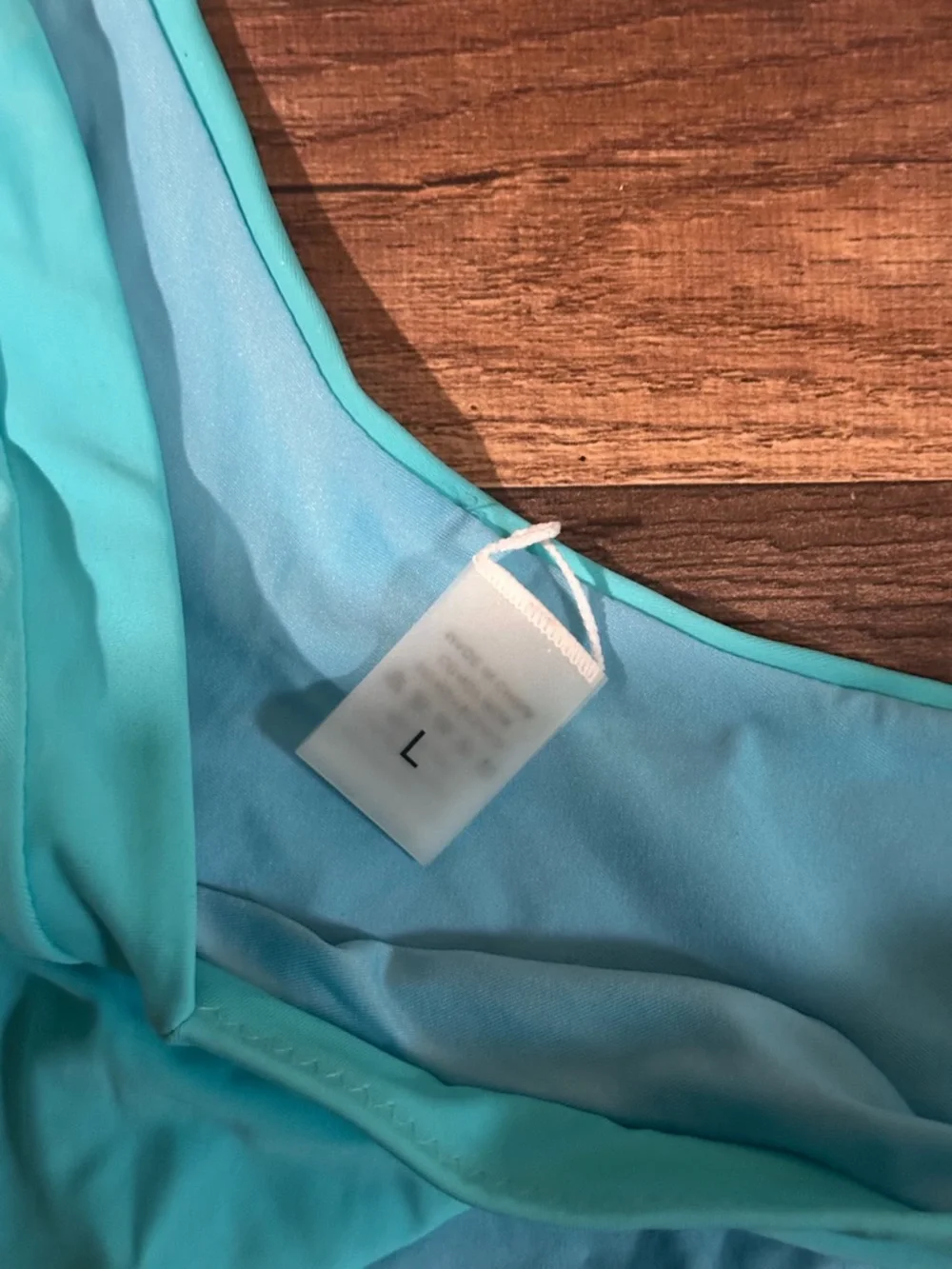 Turquoise Ruffle Bikini Set - Picture 3 of 3